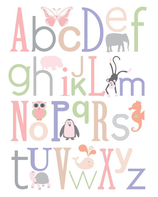 Nursery Letter Print - Free!